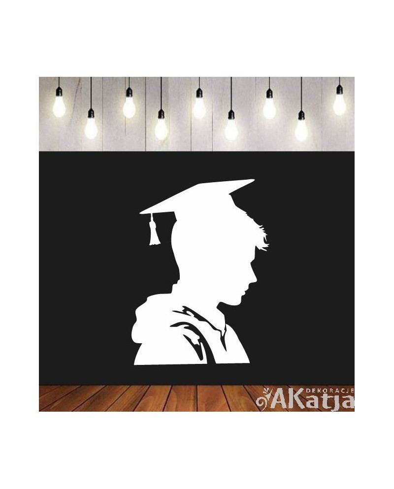 Absolwent- wycinanka z kartonu