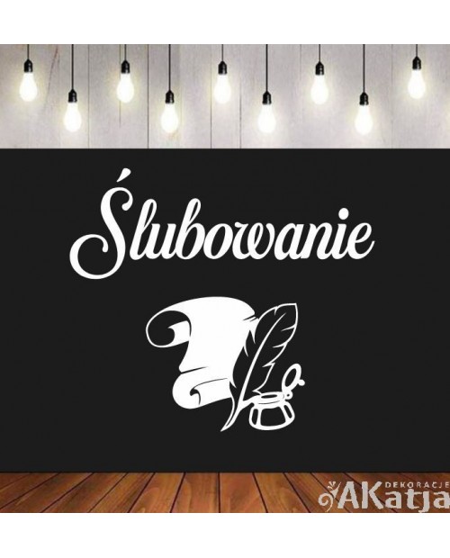 Ślubowanie- wycinanka z kartonu