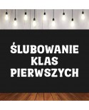 Ślubowanie Klas Pierwszych- wycinanka z kartonu