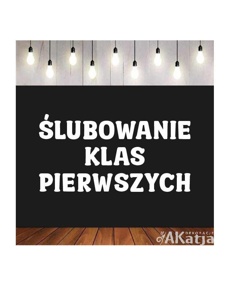 Ślubowanie Klas Pierwszych- wycinanka z kartonu