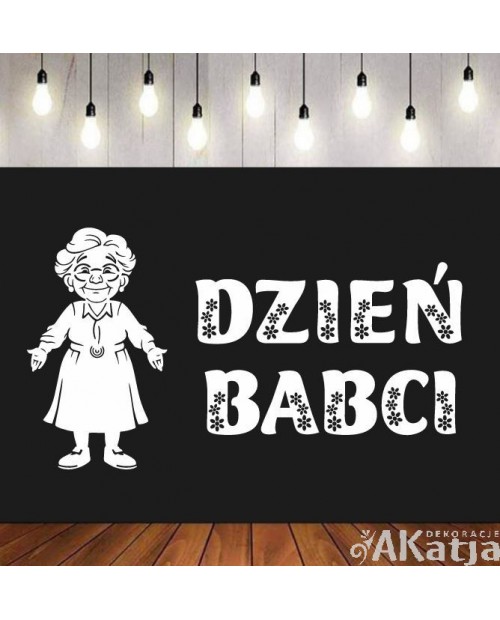 Dzień Babci - wycinanka z kartonu