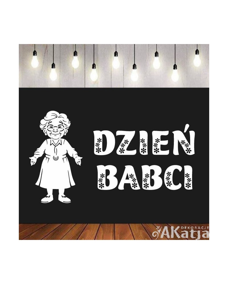 Dzień Babci - wycinanka z kartonu