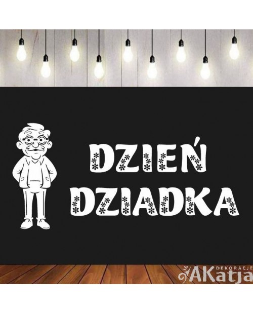 Dzień Dziadka - wycinanka z kartonu