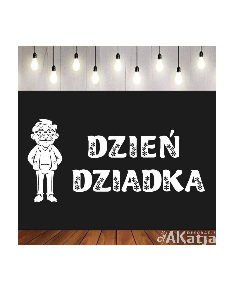 Dzień Dziadka - wycinanka z kartonu