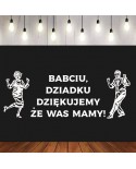 Dziadku Babciu dziękujemy - wycinanka z kartonu