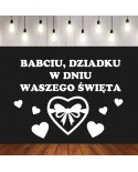 W dniu waszego święta - wycinanka z kartonu