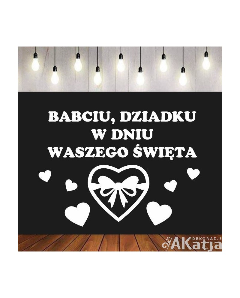 W dniu waszego święta - wycinanka z kartonu