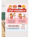 Stop przemocy- naklejka na ścianę