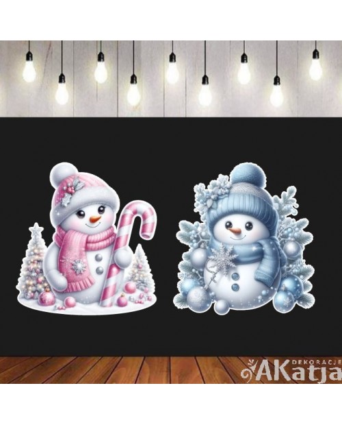 Bałwanki- zestaw dekoracji do gazetek szkolnych