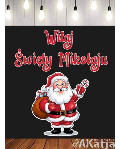 Witaj Święty Mikołaju- zestaw dekoracji do gazetek szkolnych