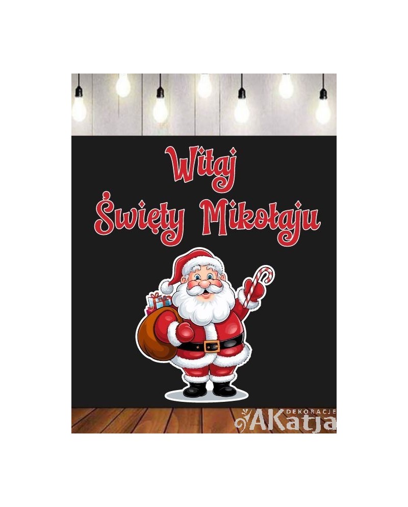 Witaj Święty Mikołaju- zestaw dekoracji do gazetek szkolnych