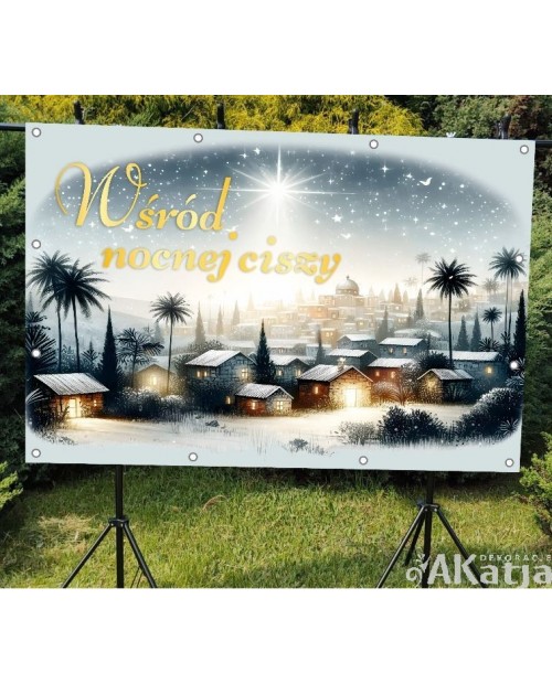 Wśród nocnej ciszy- Baner do szkoły i przedszkola