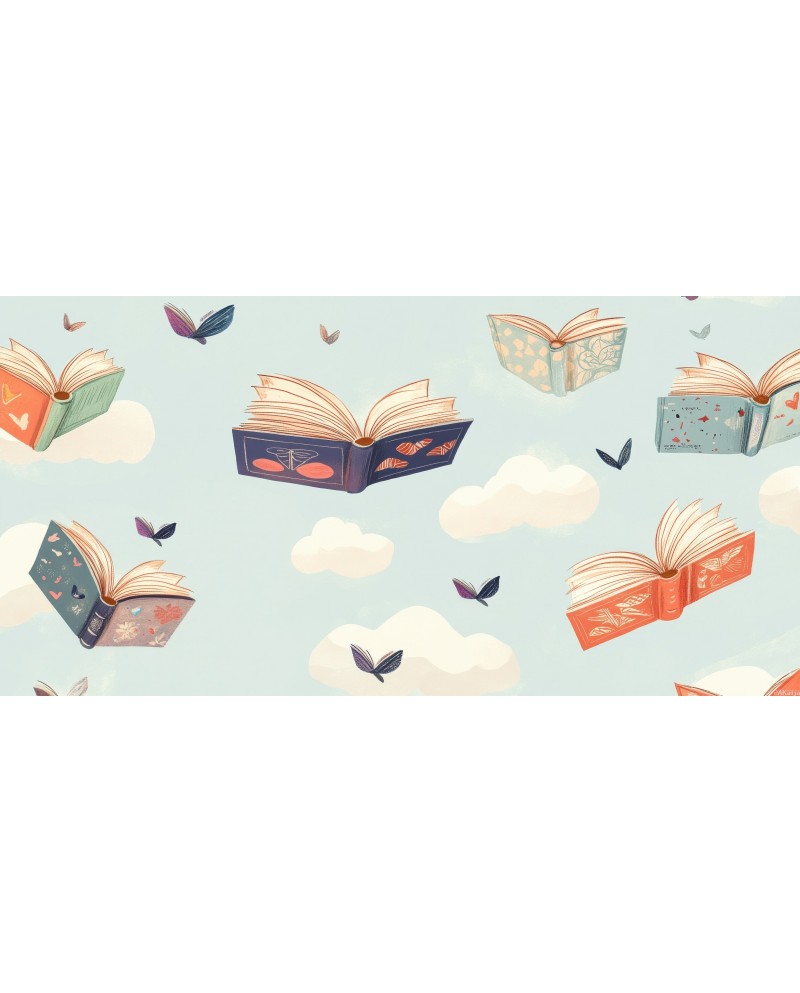 Książki na tle nieba