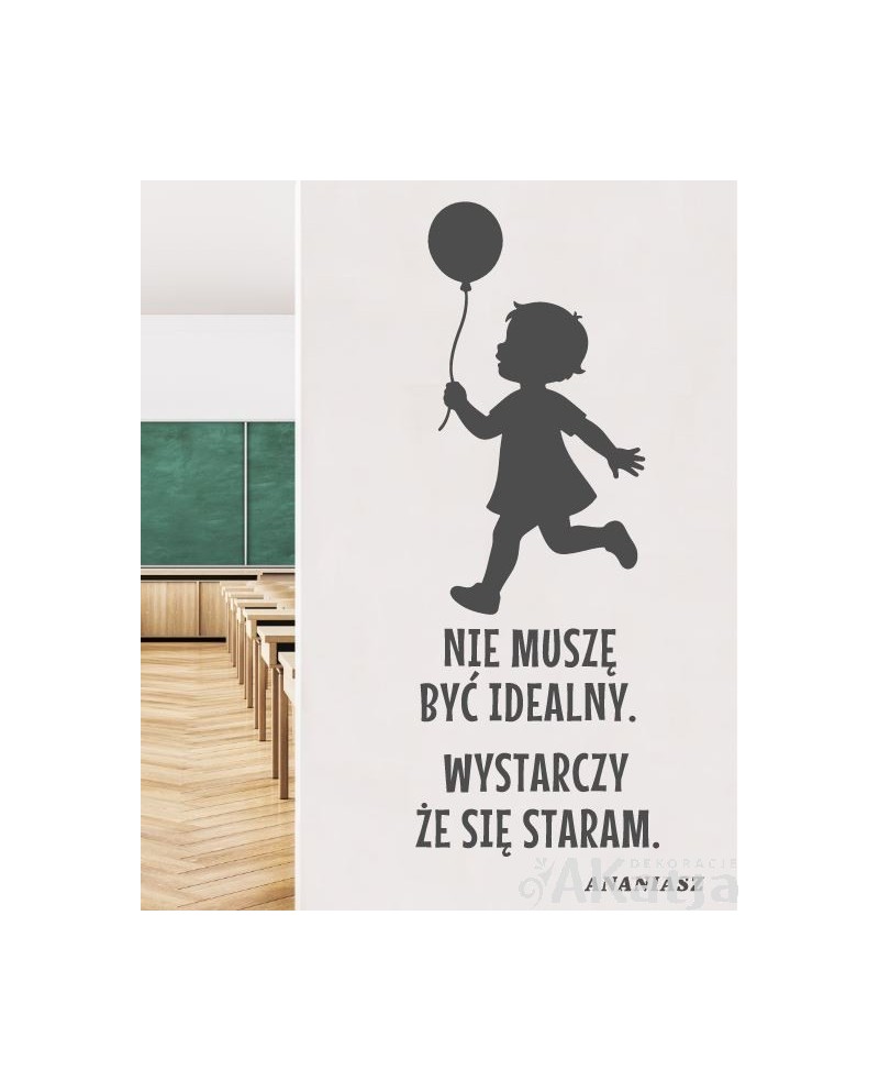 Naklejka na ścianę: Mikołajek: cytat Ananiasza