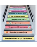 Naklejki na schody: Jak skutecznie uczyć się w domu