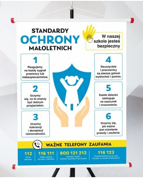 Plansza- Standardy ochrony małoletnich