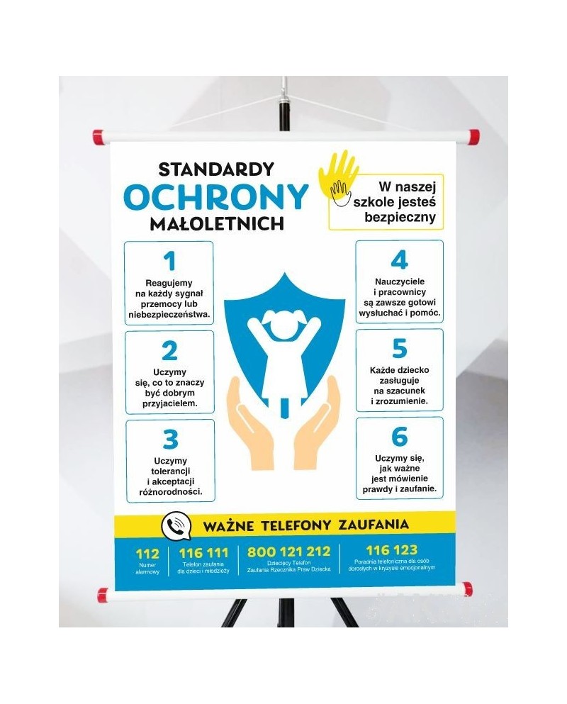 Plansza- Standardy ochrony małoletnich