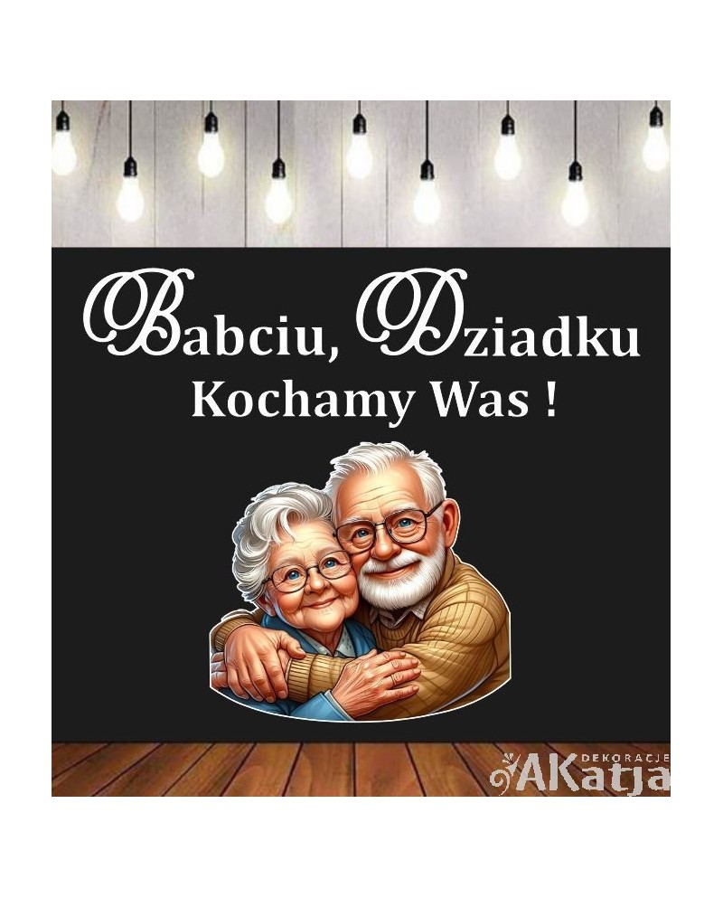 Babciu, Dziadku Kochamy Was- zestaw dekoracji do gazetek szkolnych