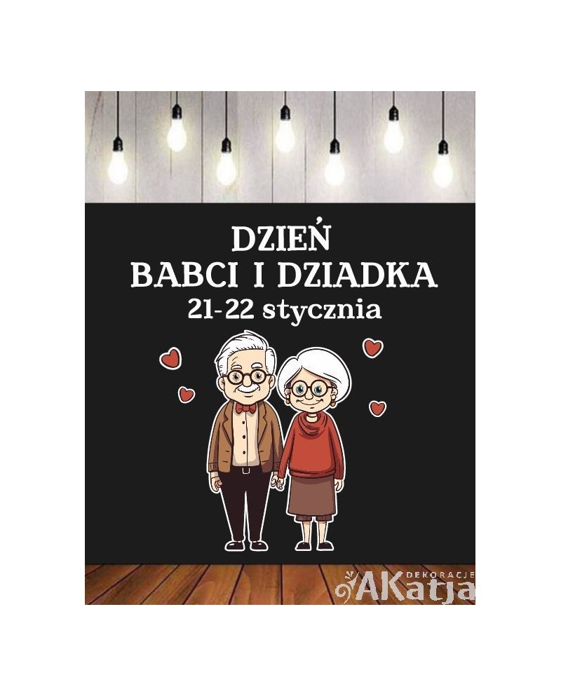 Dzień Babci i Dziadka 21-22 stycznia- zestaw dekoracji do gazetek szkolnych