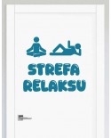 Strefa relaksu- naklejka samoprzylepna