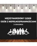 Międzynarodowy Dzień Osób z Niepełnosprawnościami- wycinanka z kartonu