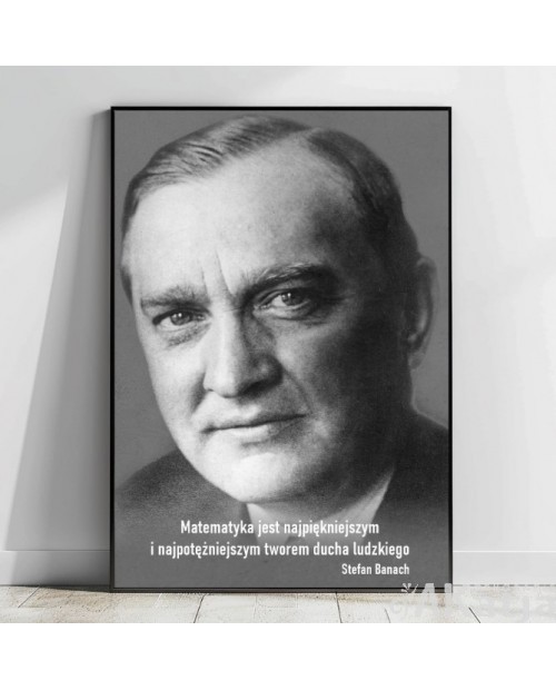 Plakat z napisem: Matematyka jest najpiękniejszym...