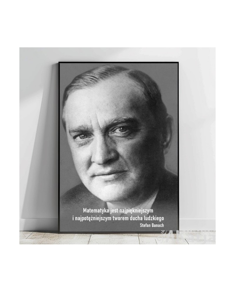 Plakat z napisem: Matematyka jest najpiękniejszym...