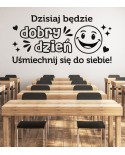 Dzisiaj będzie dobry dzień- naklejka na ścianę