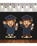 Uczniowie Absolwenci - zestaw dekoracji do gazetek szkolnych