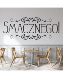 Secesyjny napis smacznego