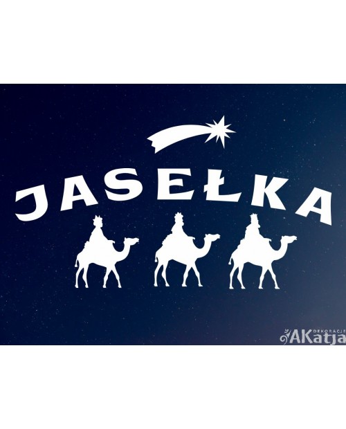 Jasełka Trzej Królowie - wycinanka z kartonu
