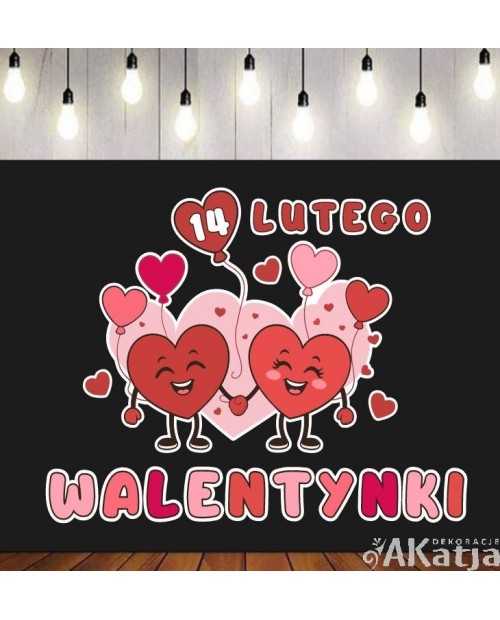 14 lutego Walentynki- zestaw dekoracji do gazetek szkolnych