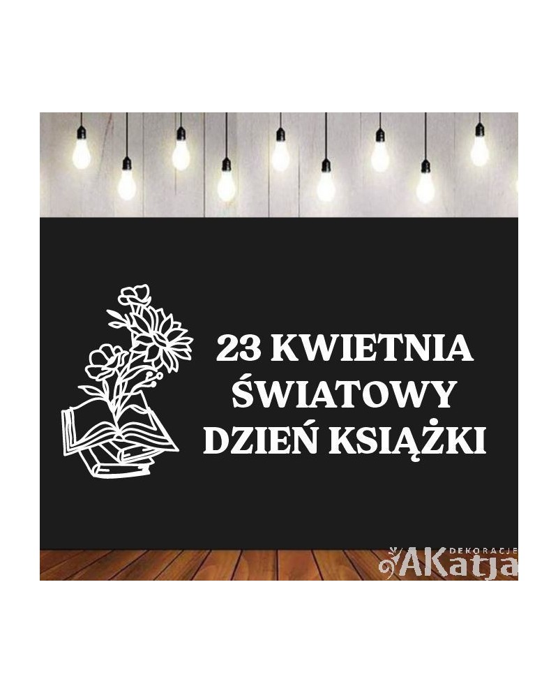 Światowy Dzień Książki- wycinanka z kartonu