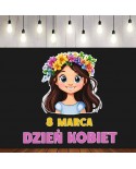 8 marca Dzień Kobiet- zestaw dekoracji do gazetek szkolnych