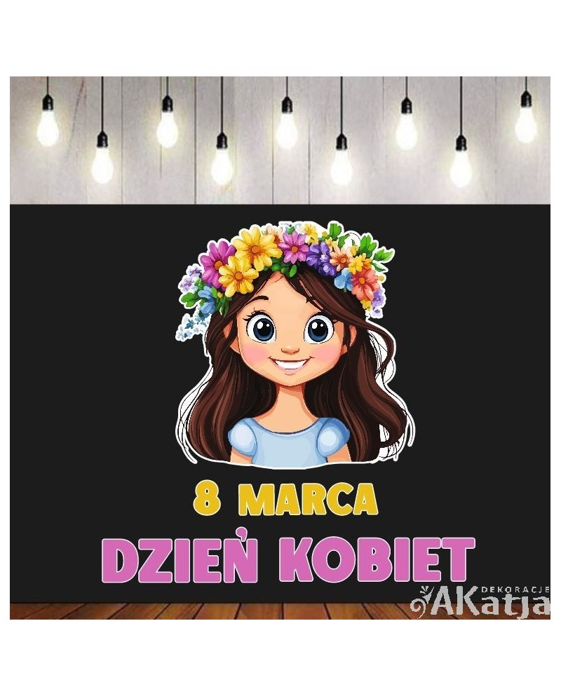 8 marca Dzień Kobiet- zestaw dekoracji do gazetek szkolnych