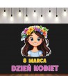 8 marca Dzień Kobiet- zestaw dekoracji do gazetek szkolnych