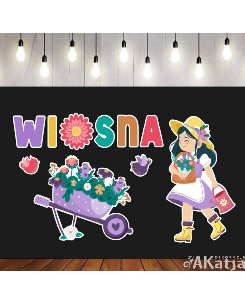 Wiosna- zestaw dekoracji do gazetek szkolnych