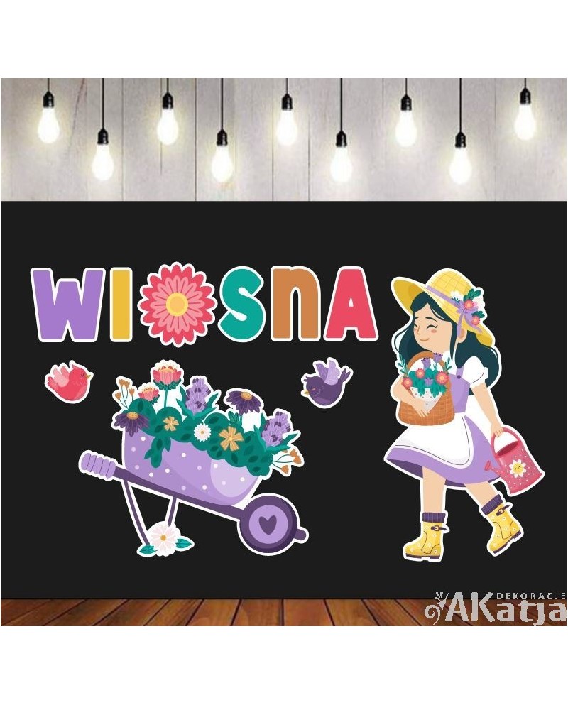 Wiosna- zestaw dekoracji do gazetek szkolnych