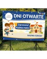Dni otwarte- baner do szkoły i przedszkola