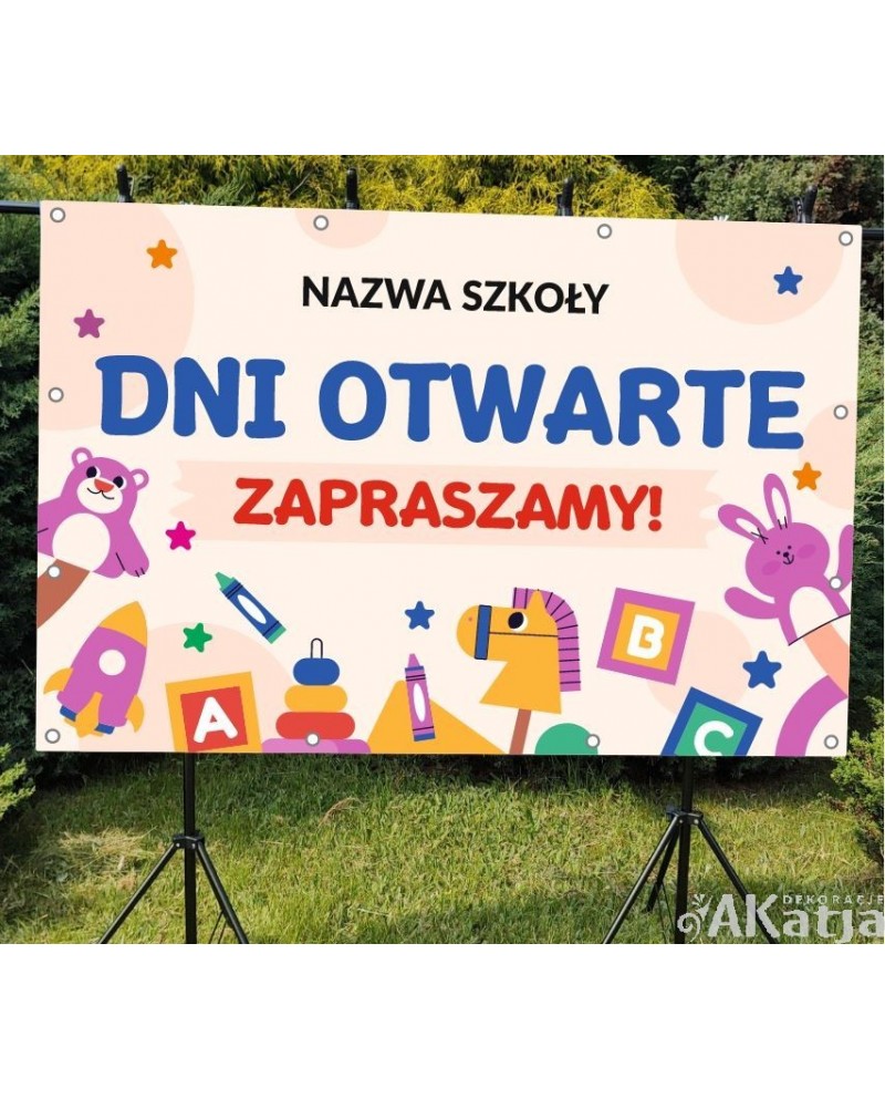 Dni otwarte 2- baner do szkoły i przedszkola