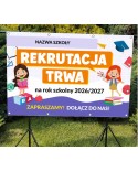 Rekrutacja na rok szkolny 2026-27- baner do szkoły i przedszkola