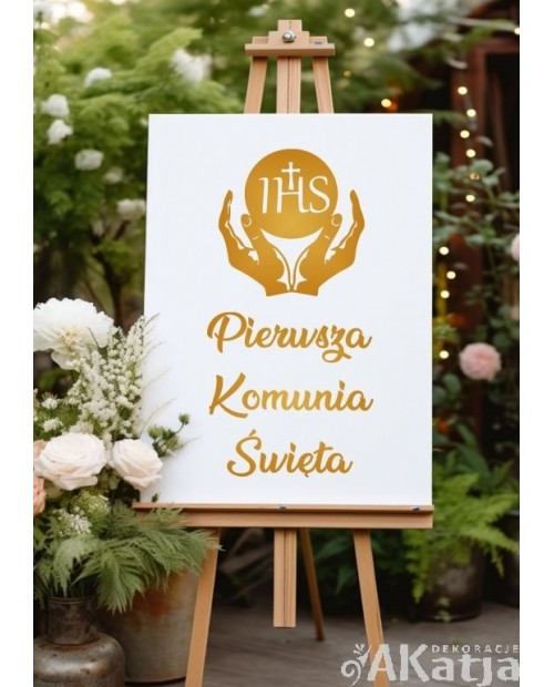 Naklejka okazjonalna: Pierwsza Komunia Święta