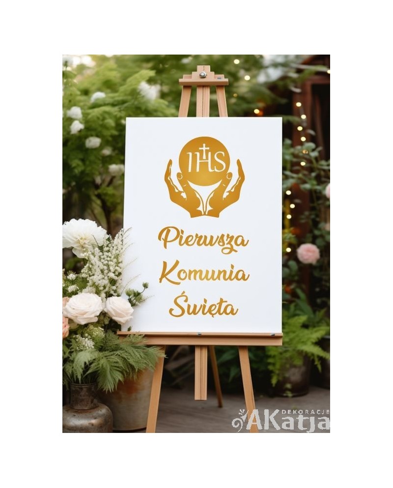 Naklejka okazjonalna: Pierwsza Komunia Święta