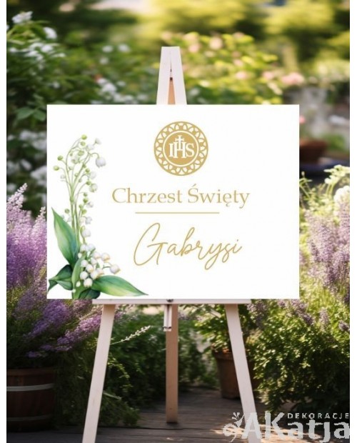 Plansza okazjonalna Konwalie TWÓJ TEKST