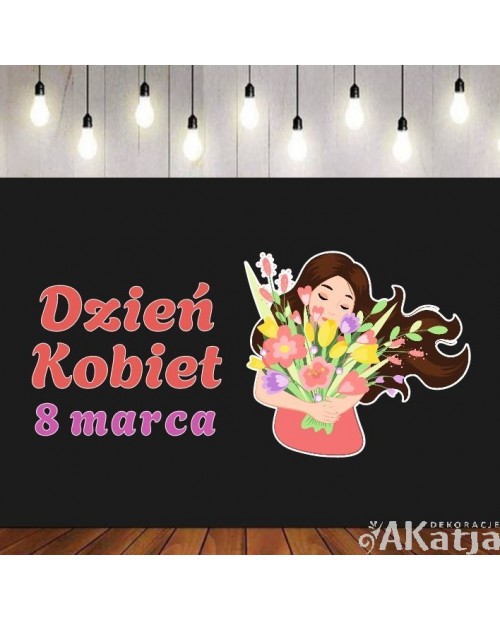 Dzień Kobiet 8 marca- zestaw dekoracji do gazetek szkolnych