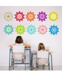 Zestaw naklejek: Tabliczka mnożenia- kwiatki
