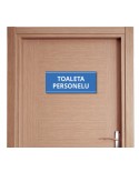 Tabliczka na drzwi „Toaleta Personelu” – do przychodni (naklejka lub tabliczka PCV)