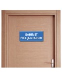 Tabliczka na drzwi „Gabinet Pielęgniarski” – do przychodni (naklejka lub tabliczka PCV)