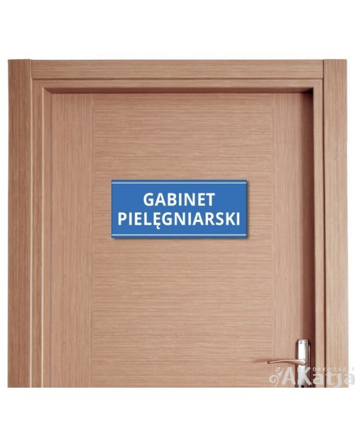 Tabliczka na drzwi „Gabinet Pielęgniarski” – do przychodni (naklejka lub tabliczka PCV)
