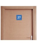 Tabliczka na drzwi „Numer pomieszczenia” – do przychodni (naklejka lub tabliczka PCV)